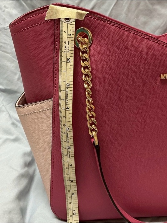 Michael Kors Hot Pink and Pale Pink Shoulder Bag - Picture 8 of 12